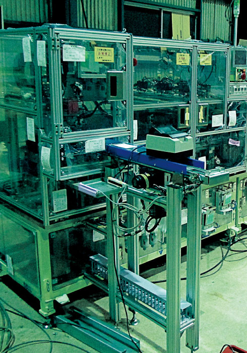 ニューマ自動組付ライン